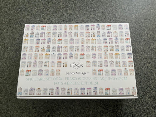 NEW IN HAND - 2024-2025 Lenox Spice Village 24-Piece Jar Collection Complete Set