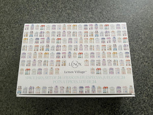 NEW IN HAND - 2024-2025 Lenox Spice Village 24-Piece Jar Collection Complete Set