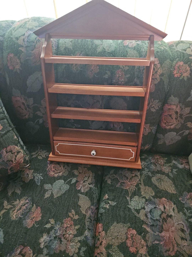 1989 LENOX Origin Spice Village  Porcelain Complete Set (24) Wooden Display Rack