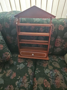 1989 LENOX Origin Spice Village  Porcelain Complete Set (24) Wooden Display Rack