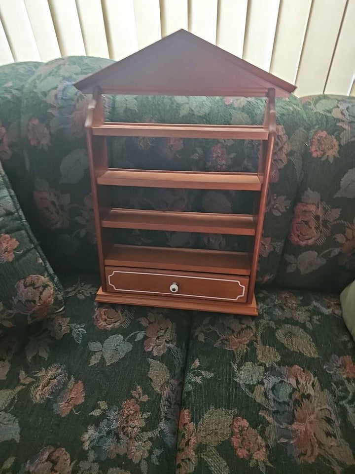 1989 LENOX Origin Spice Village  Porcelain Complete Set (24) Wooden Display Rack