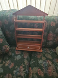 1989 LENOX Origin Spice Village  Porcelain Complete Set (24) Wooden Display Rack