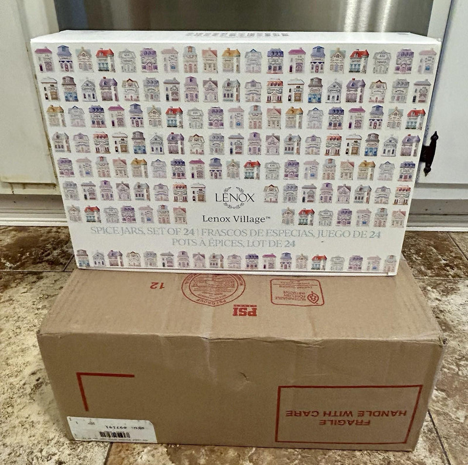 Brand New 2025 Lenox Spice Village 24-Jar Full Collection Set (FREE SHIPPING)