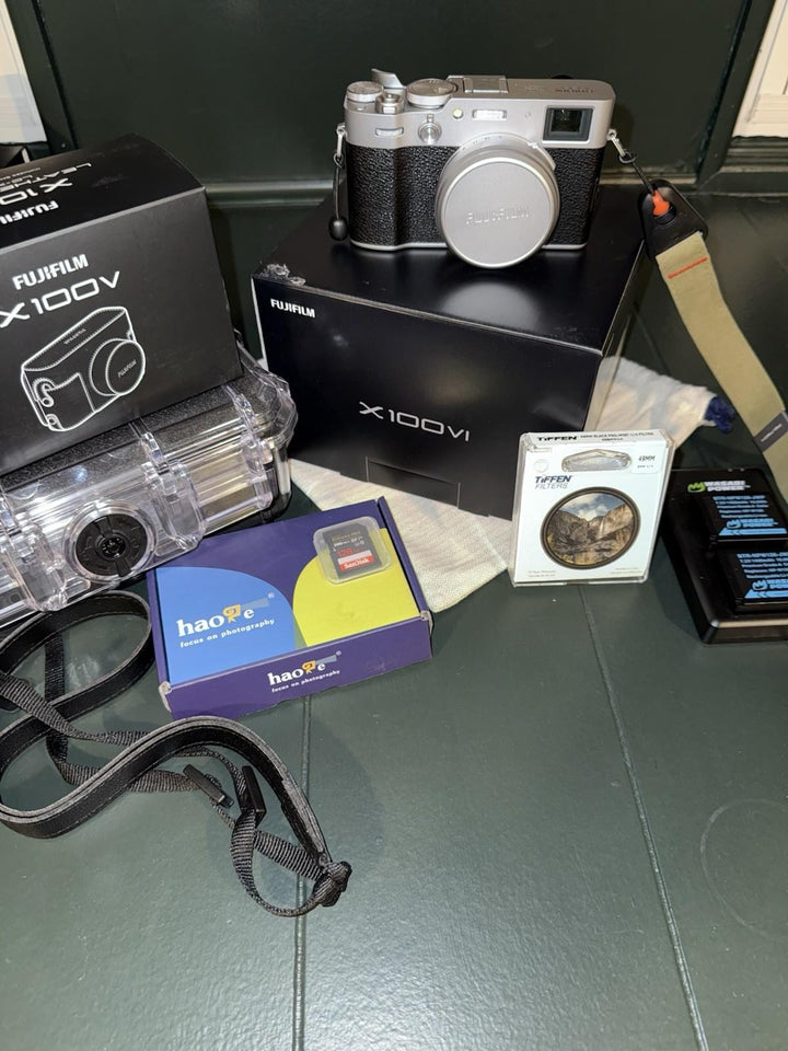 Fujifilm X100VI 40.2MP Digital Camera (Silver) with Extras